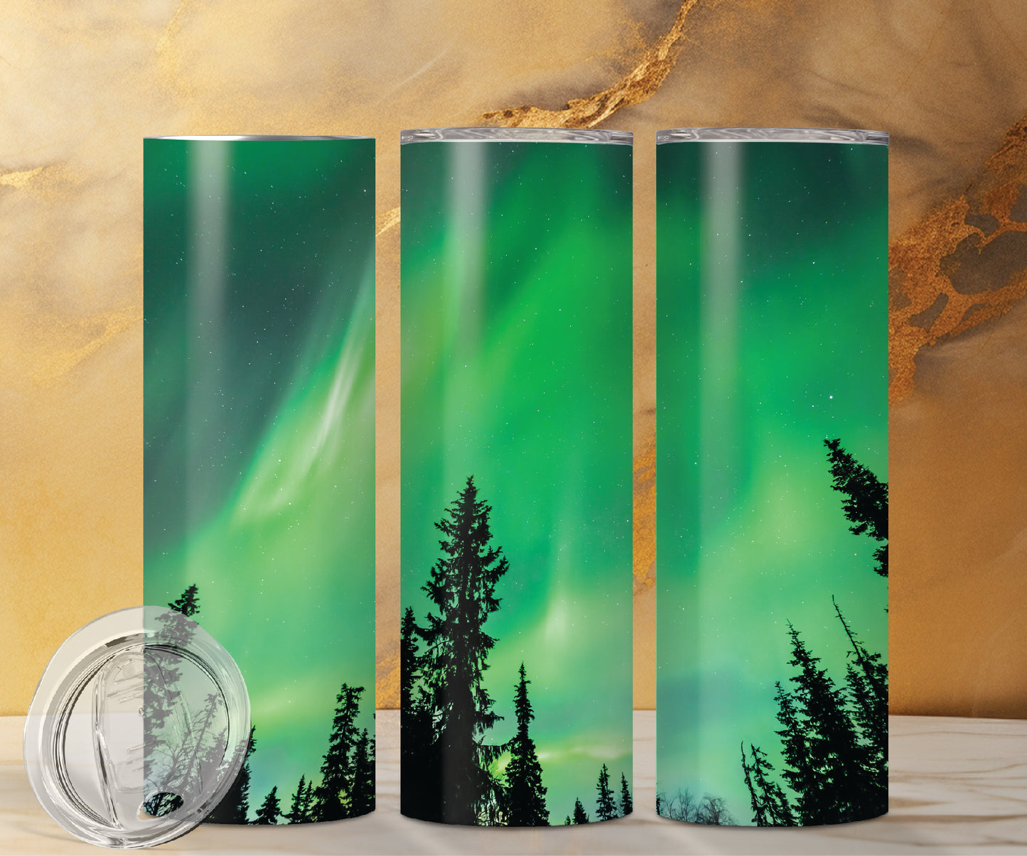 Northern Lights Drink Tumblers, 13 Different Designs