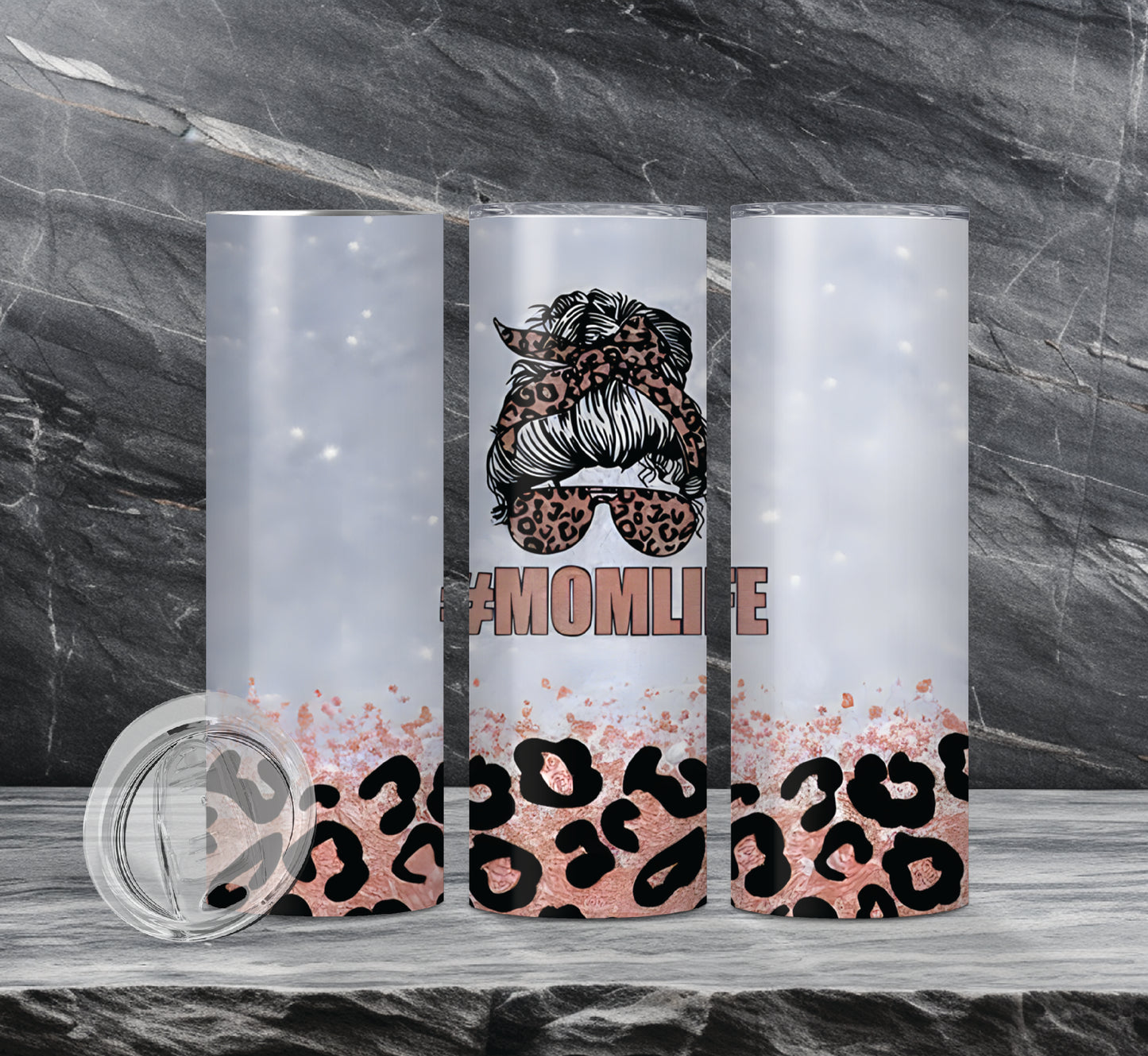 Mom Life Drink Tumblers, 11 Designs