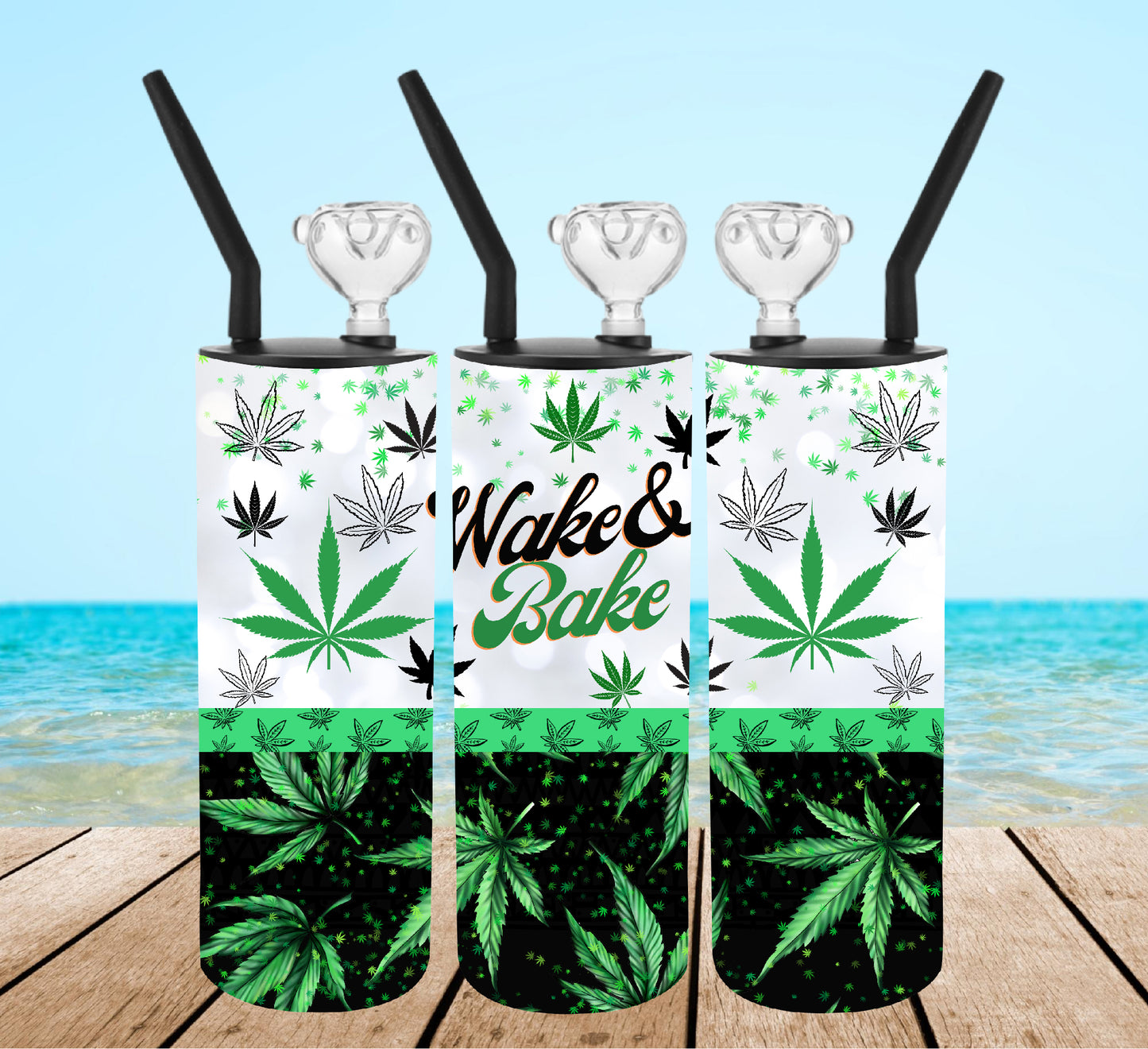 Wake and Bake Tumbler Bong