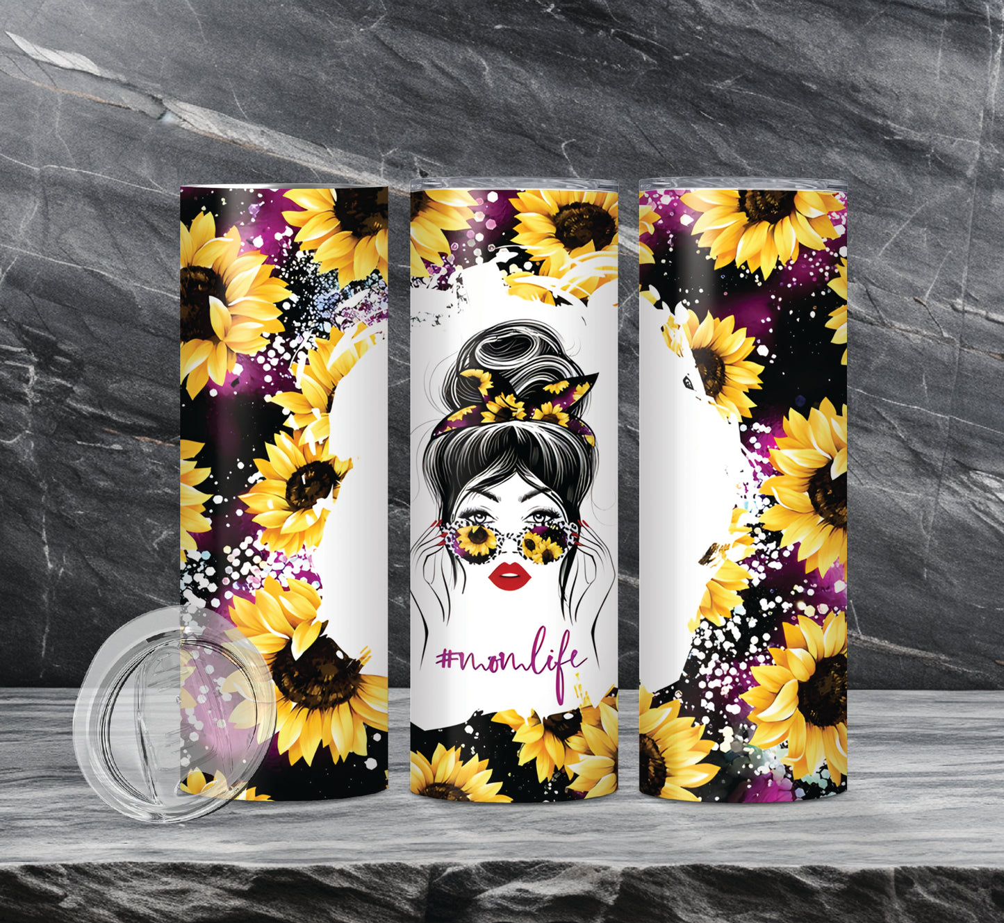 Mom Life Drink Tumblers, 11 Designs