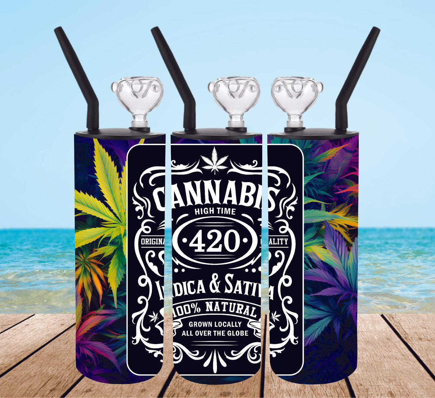 Tumbler Bong 420 Jack Label