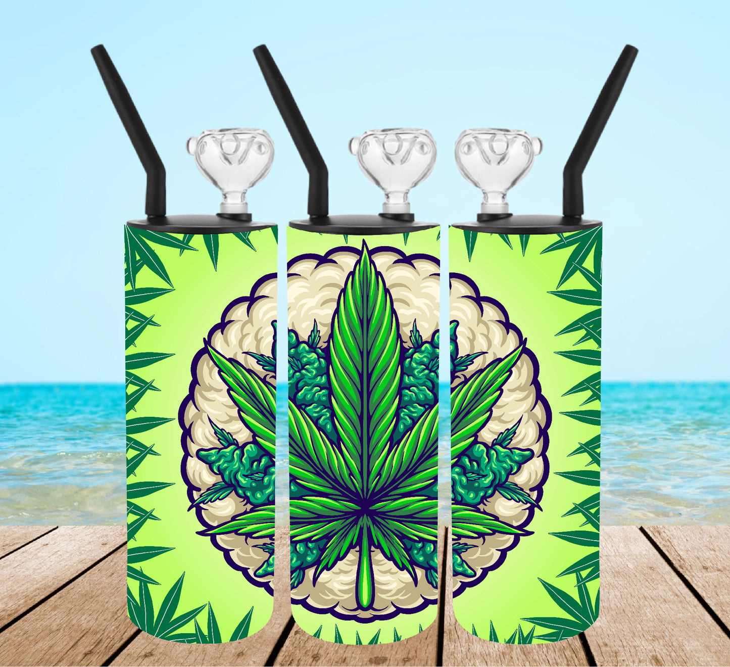 Huge Leaf Tumbler Bong