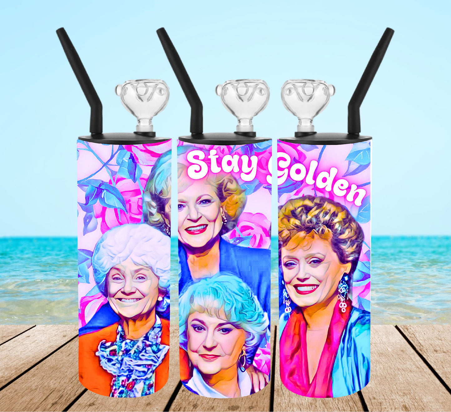 Golden Girls Stay Golden Tumbler Bong