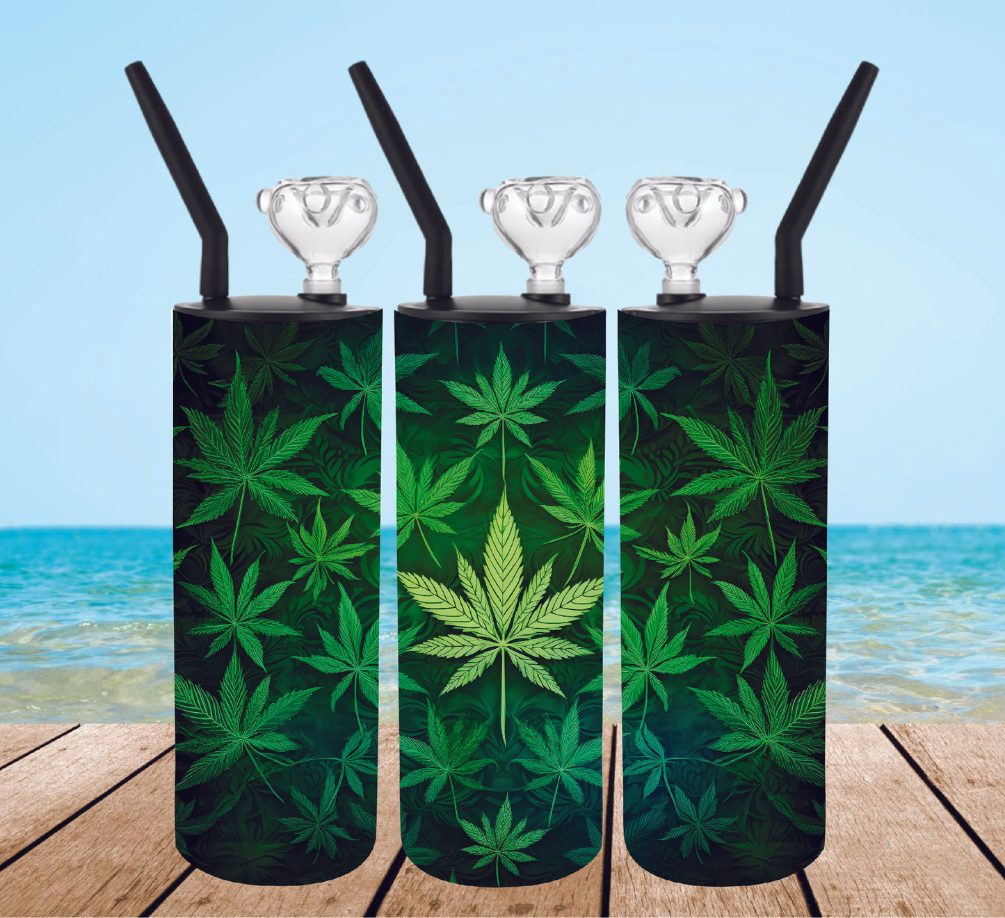 Tumbler Bong Leaves