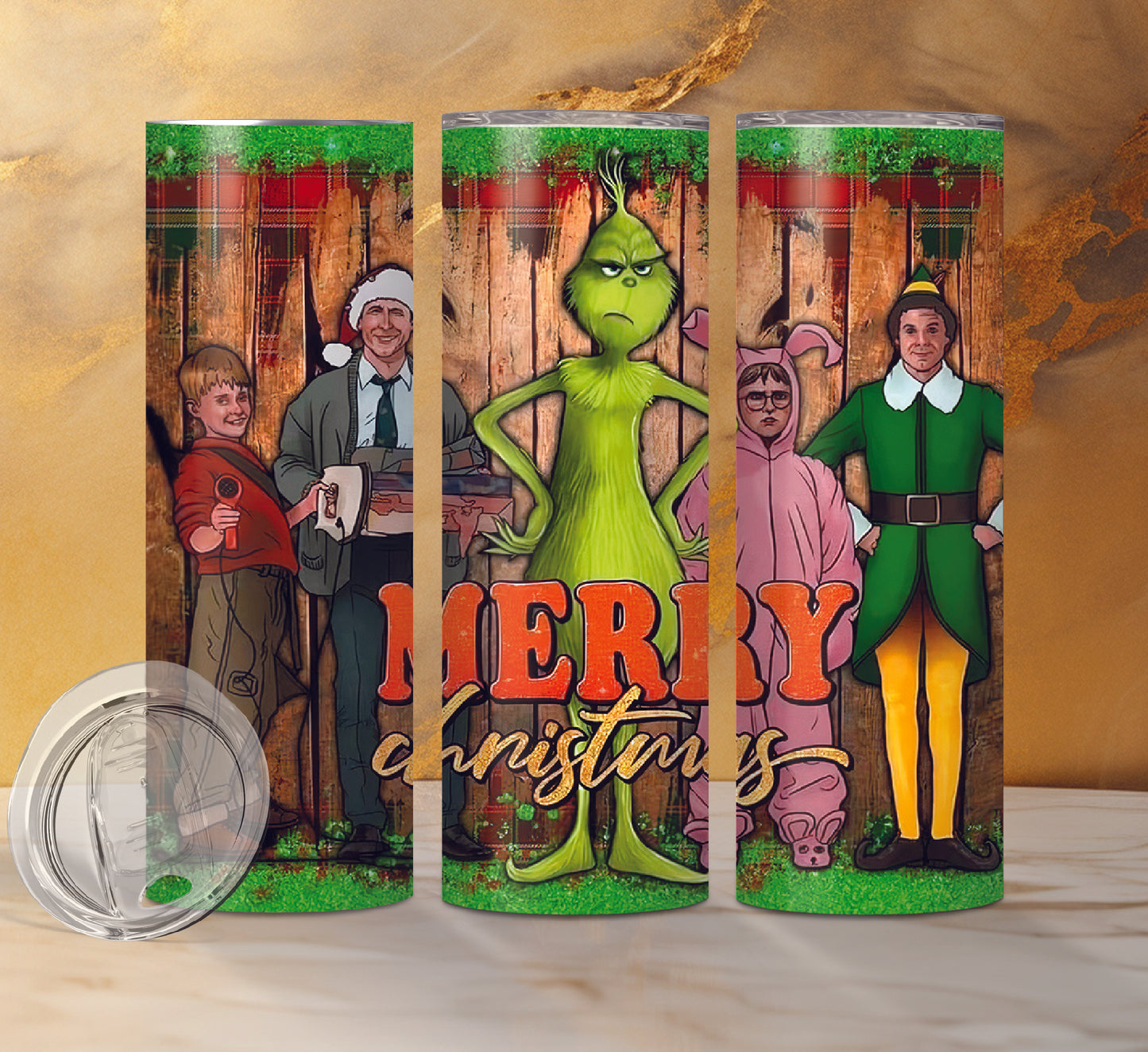 Chirstmas Drink Tumblers, 7 Designs