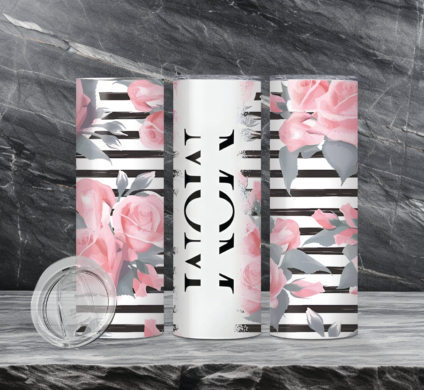 MOM Drink Tumblers, 10 Designs, Add Name