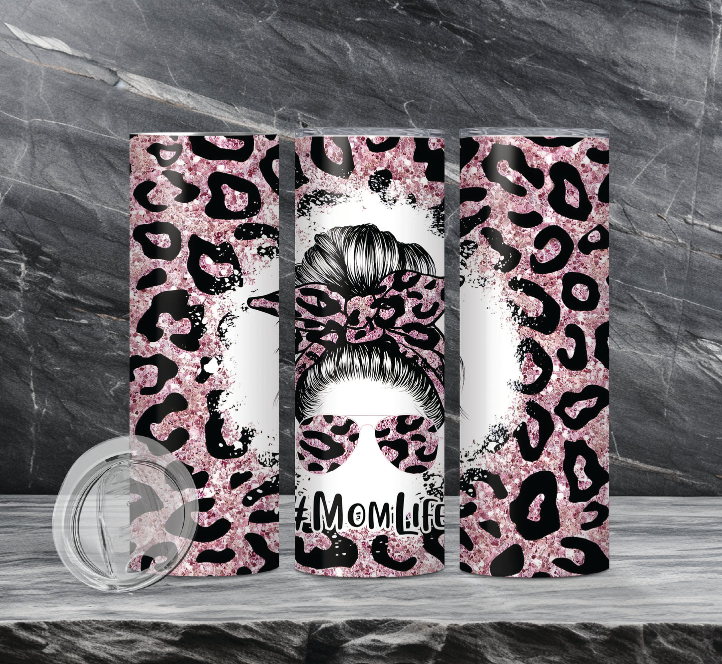 Mom Life Drink Tumblers, 11 Designs