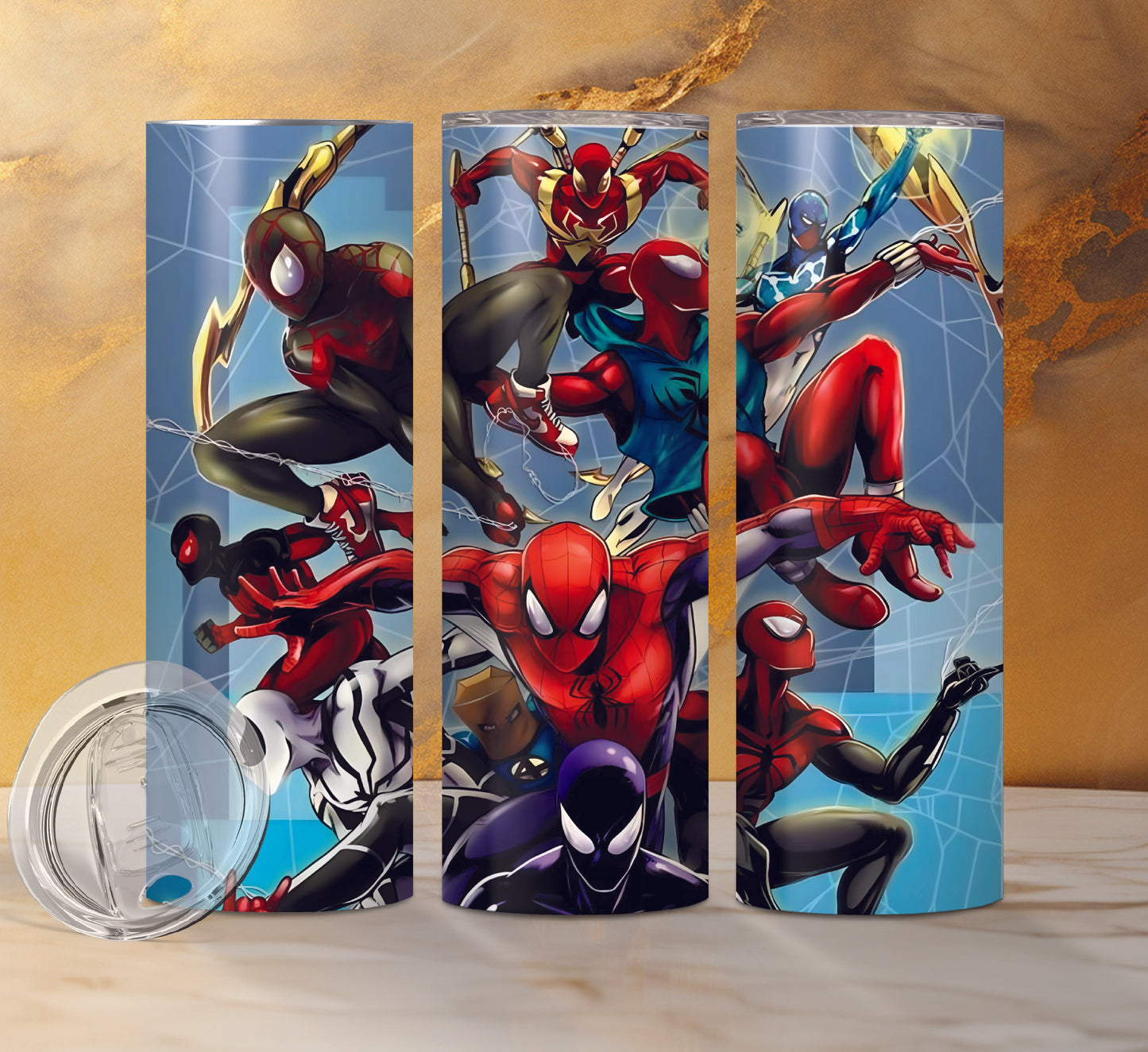 Spiderman Drink Tumblers, 7 Designs