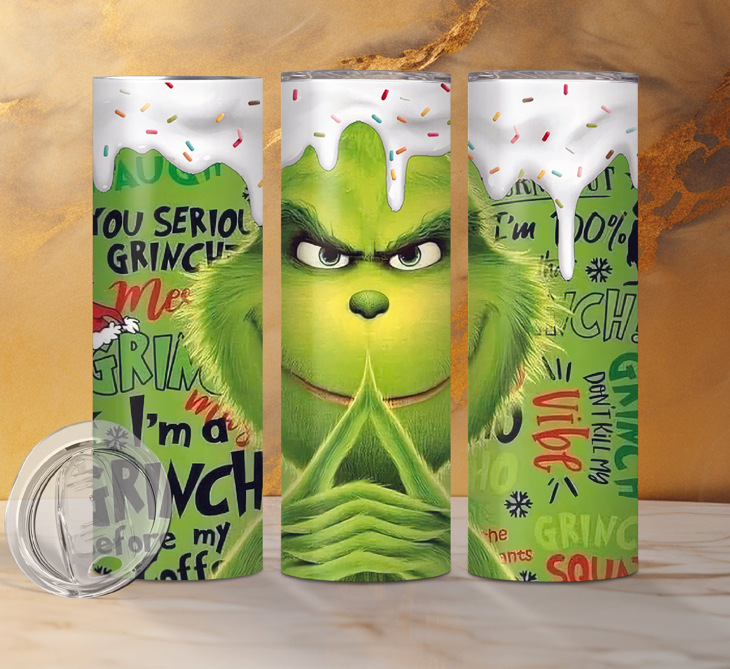 Chirstmas Drink Tumblers, 7 Designs
