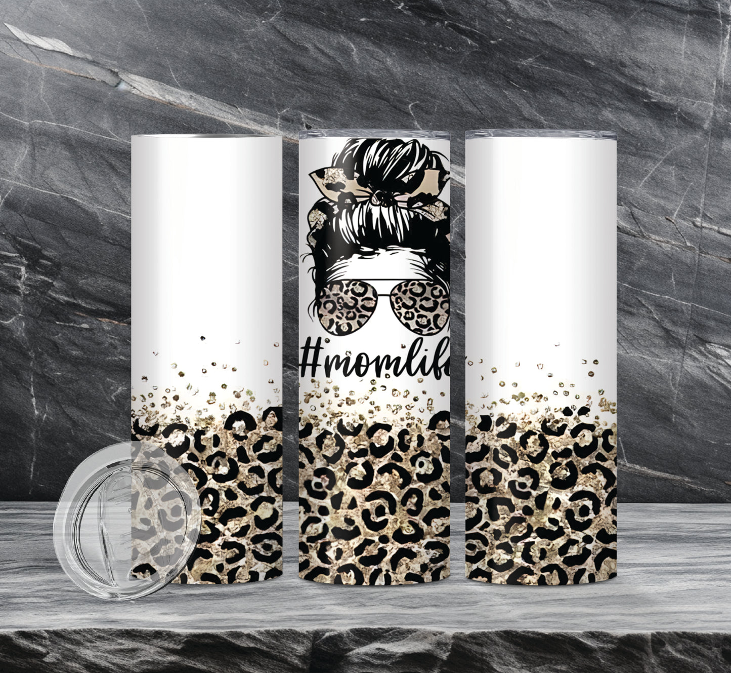 Mom Life Drink Tumblers, 11 Designs
