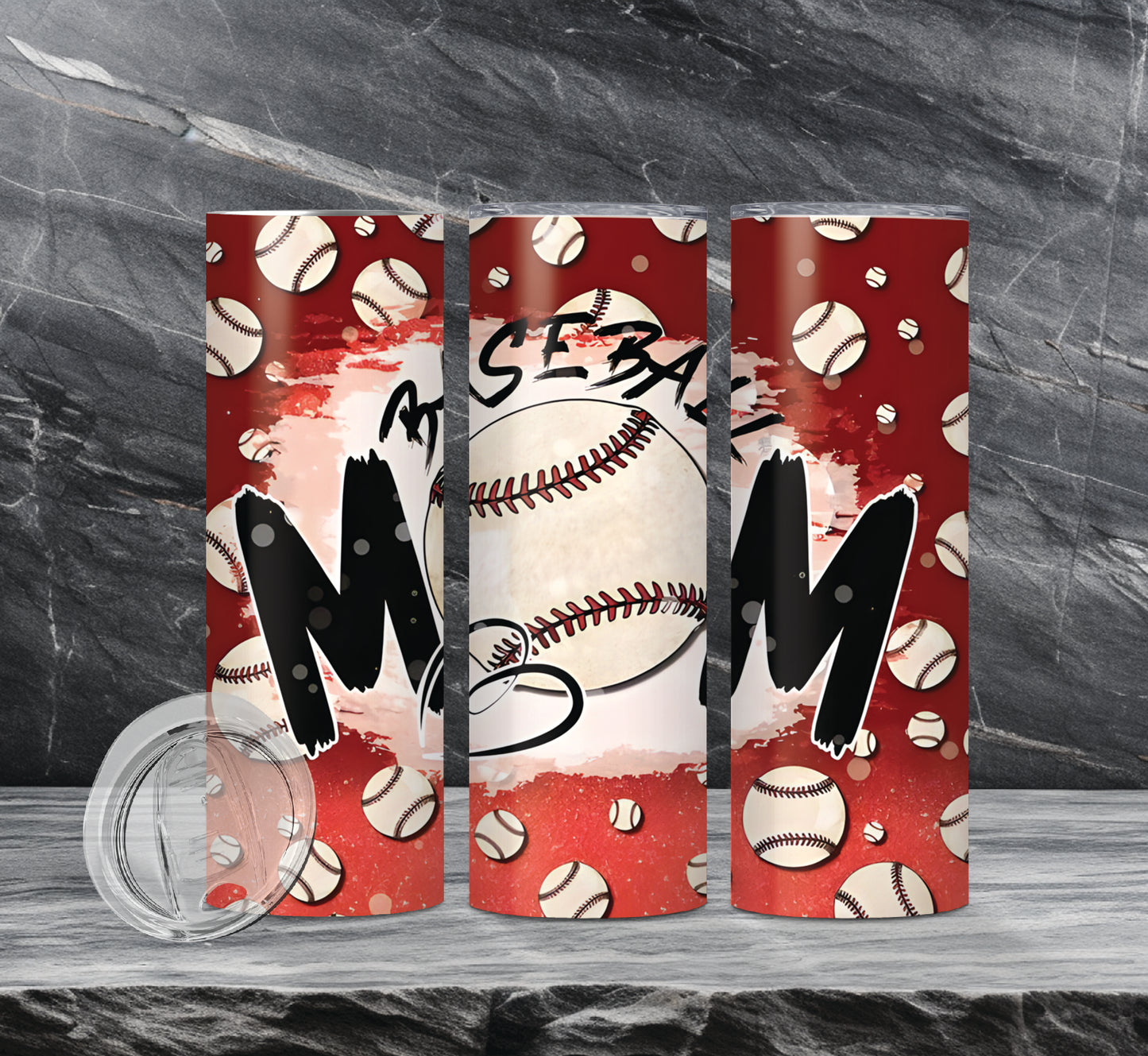 Baseball Mom Drink Tumblers, 2 Designs