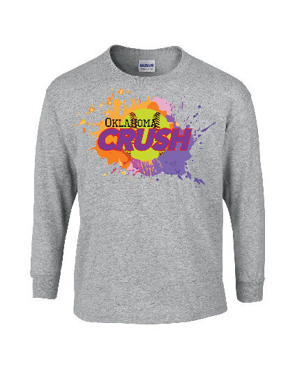 Oklahoma Crush Design 3 Long Sleeve Tshirt or Dri Fit