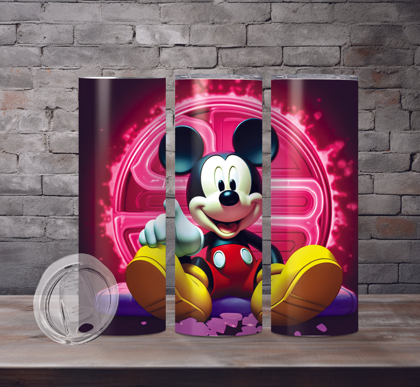 Mickey Mouse Drink Tumblers, 10 Designs