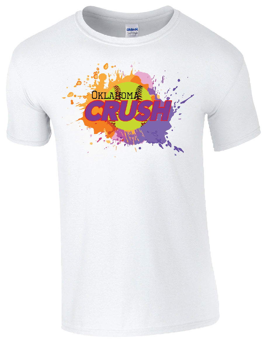 Oklahoma Crush Design 1 Short Sleeve Softstyle Tshirt or Dri Fit