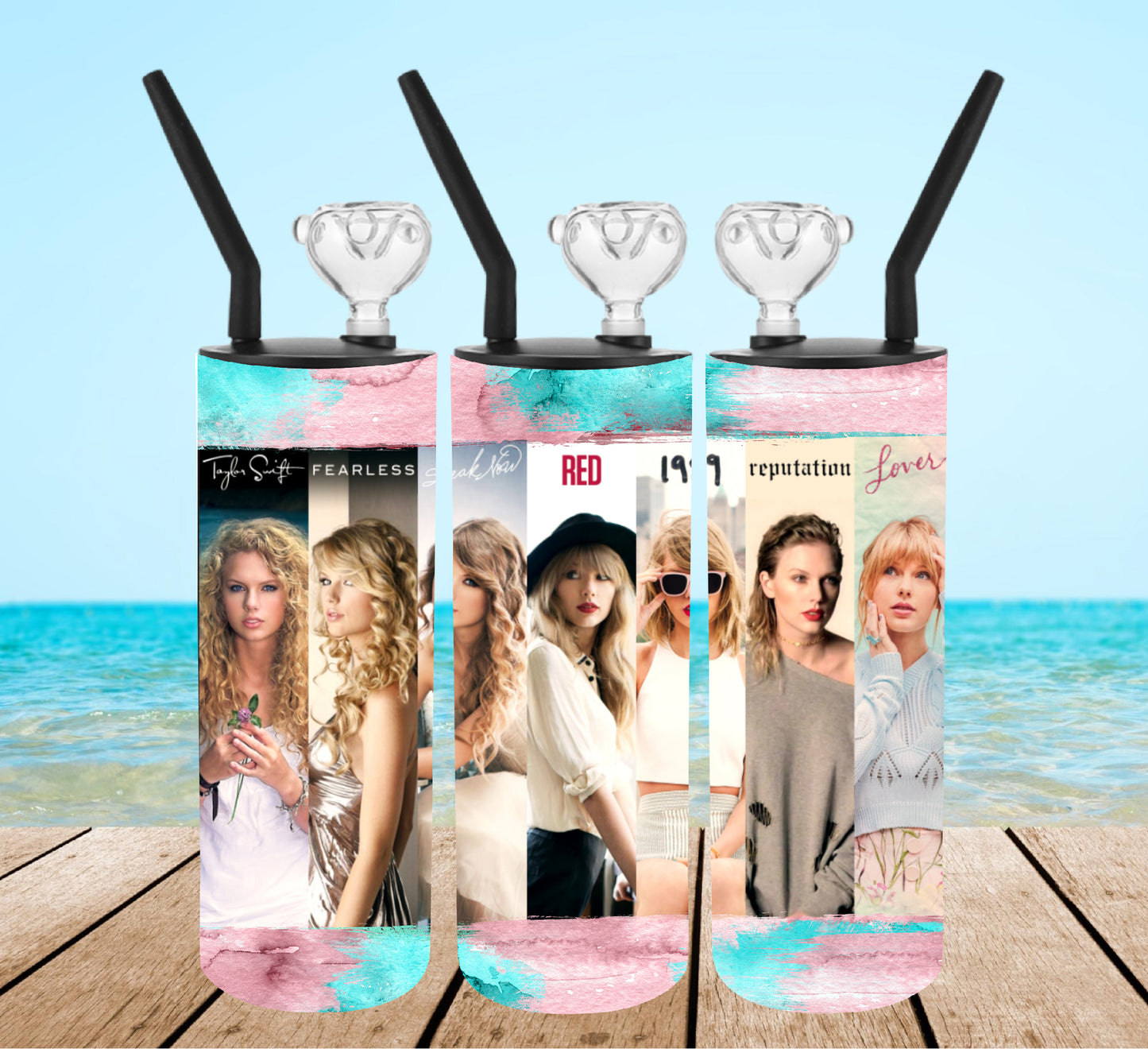 Taylor Swift Tumbler Bong Pick Design