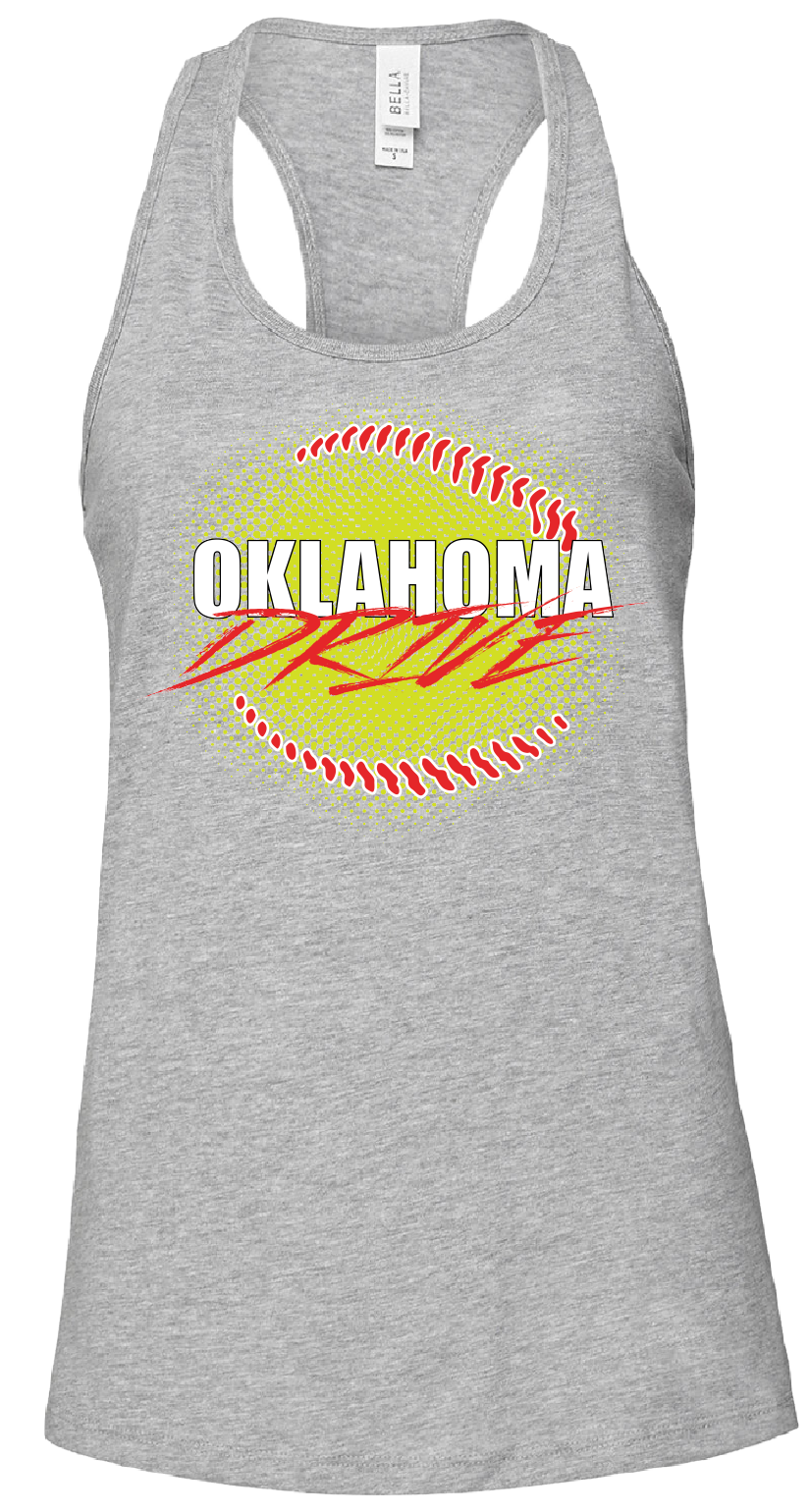 Oklahoma Drive Female Racerback Tank Top