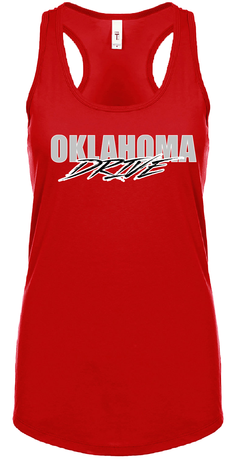 Oklahoma Drive Female Racerback Tank Top
