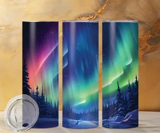 Northern Lights Drink Tumblers, 13 Different Designs
