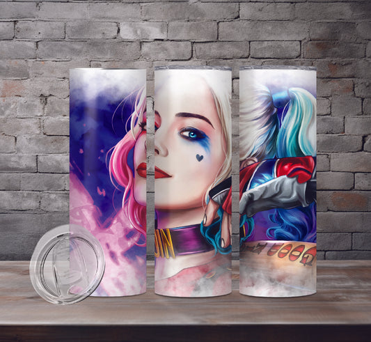 Harley Quinn Drink Tumblers, 6 Designs
