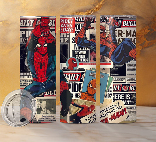 Spiderman Drink Tumblers, 7 Designs