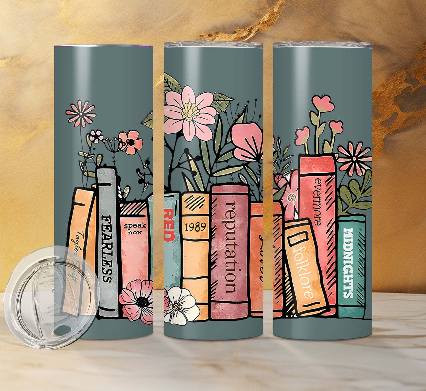 Taylor Swift Drink Tumblers, 12 Designs