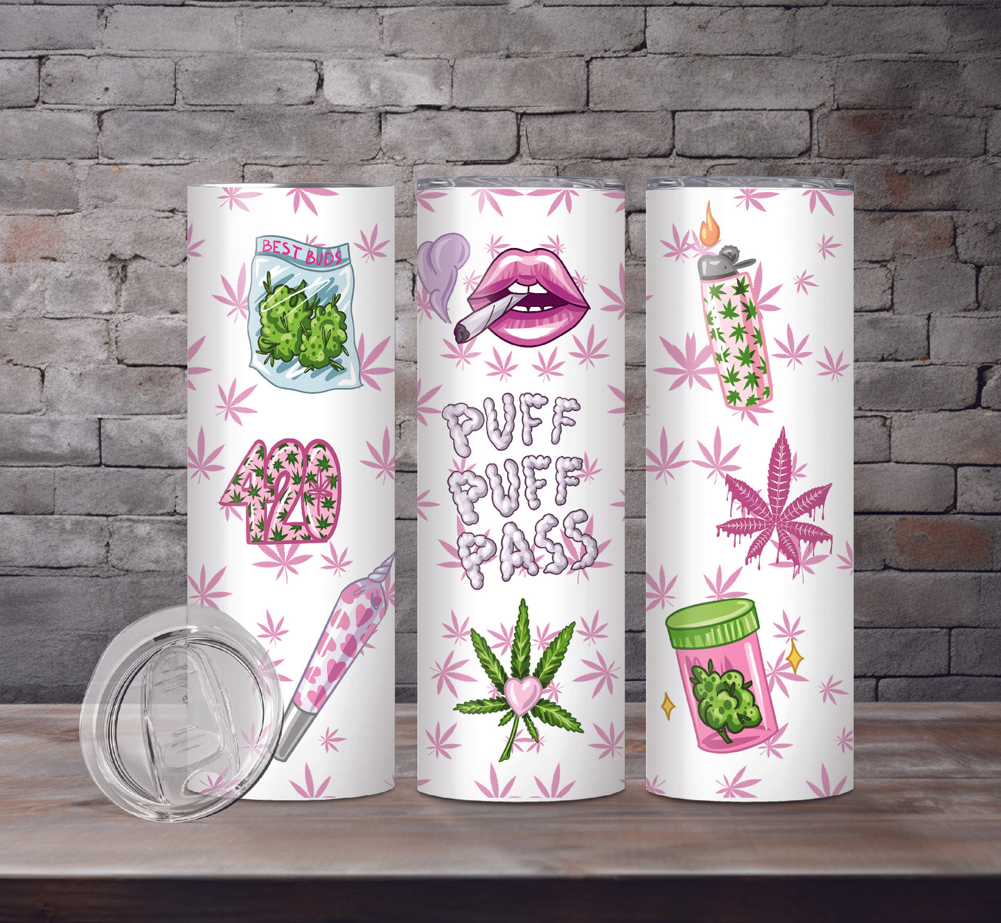 420 Drink Tumblers, 20 Different Designs