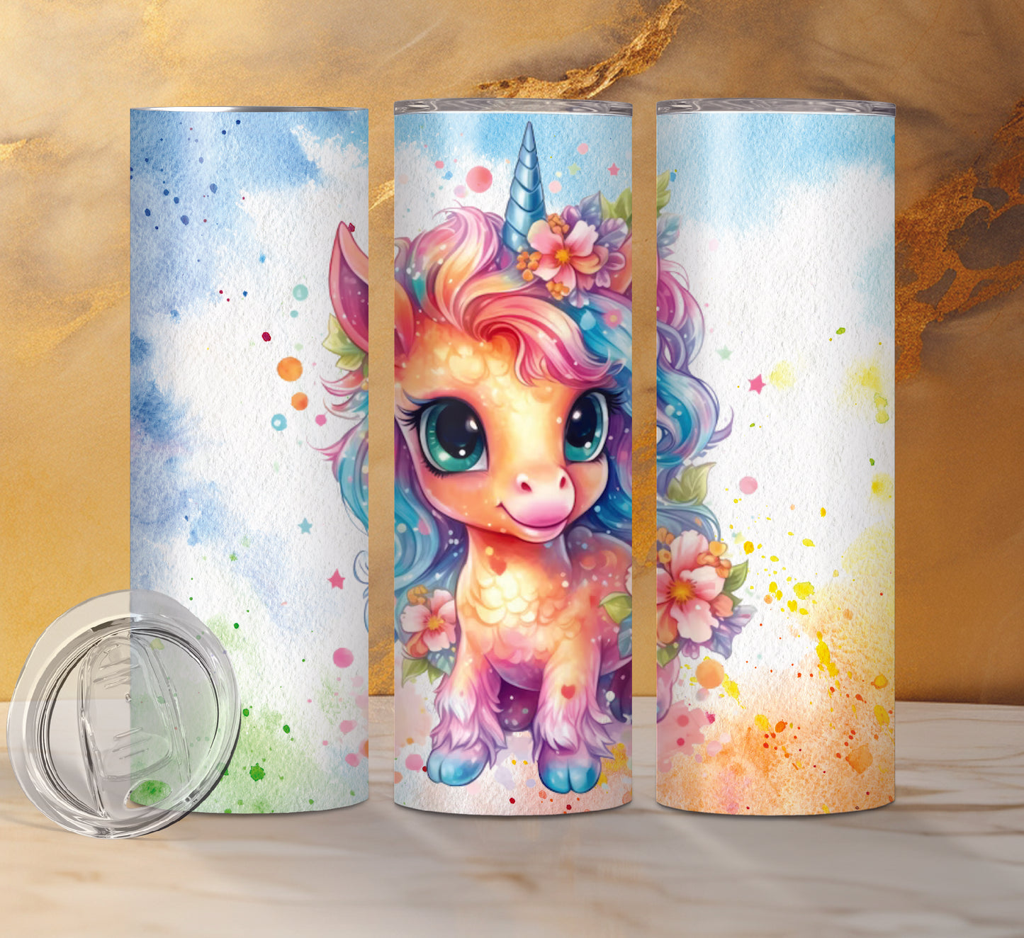 Unicorn Drink Tumblers, 13 Designs