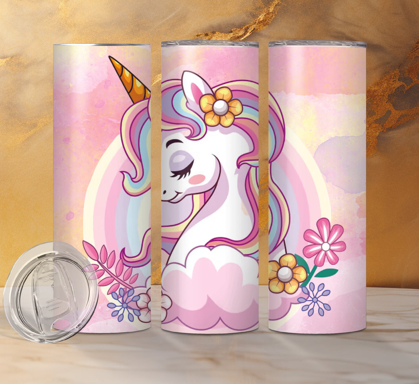 Unicorn Drink Tumblers, 13 Designs