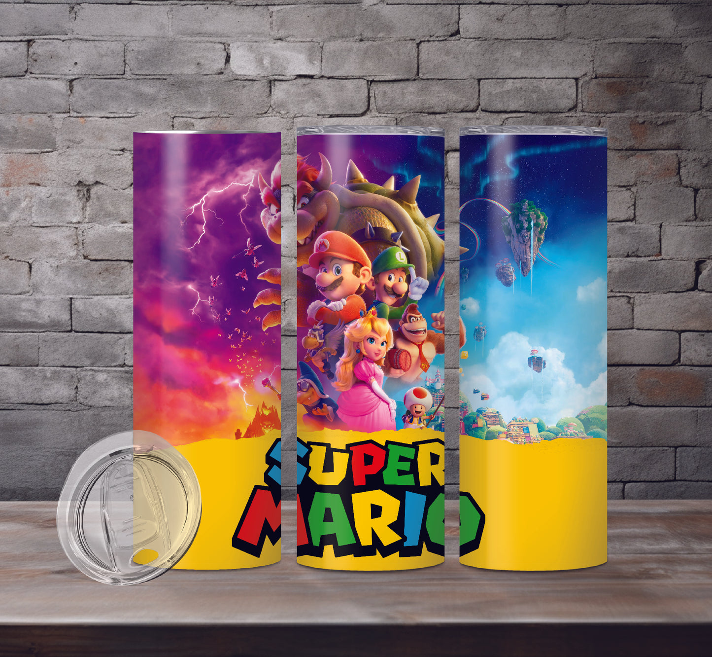 Super Mario Brothers Drink Tumblers, 5 Designs
