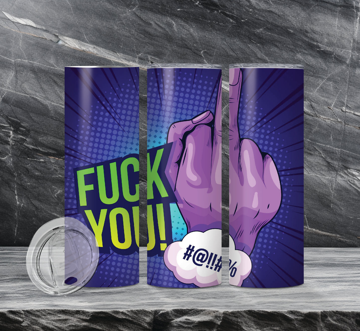 F@#K Off Sarcastic Drink Tumblers, 19 Designs