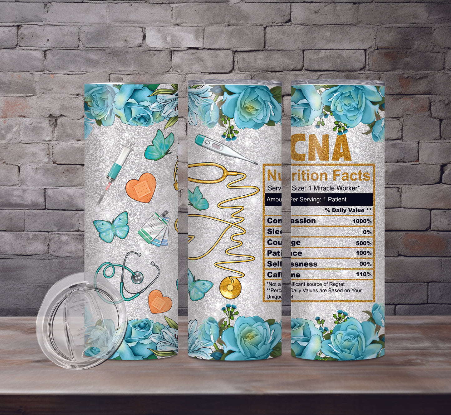 Nursing Drink Tumblers, 20 Designs
