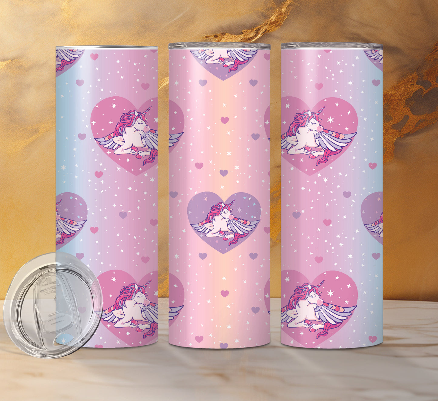 Unicorn Drink Tumblers, 13 Designs
