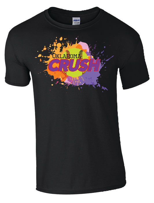 Oklahoma Crush Design 3 Short Sleeve Softstyle Tshirt or Dri Fit