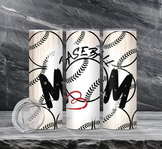 Baseball Mom Drink Tumblers, 2 Designs