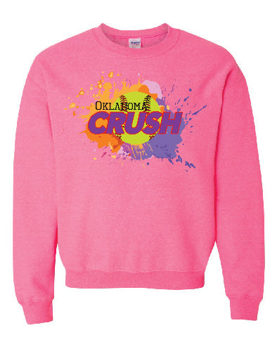 Oklahoma Crush Design 3 Crew Neck Sweatshirt