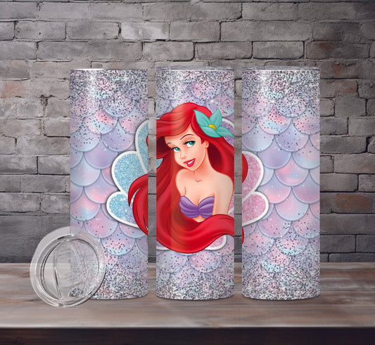 Little Mermaid Drink Tumblers, 3 Designs