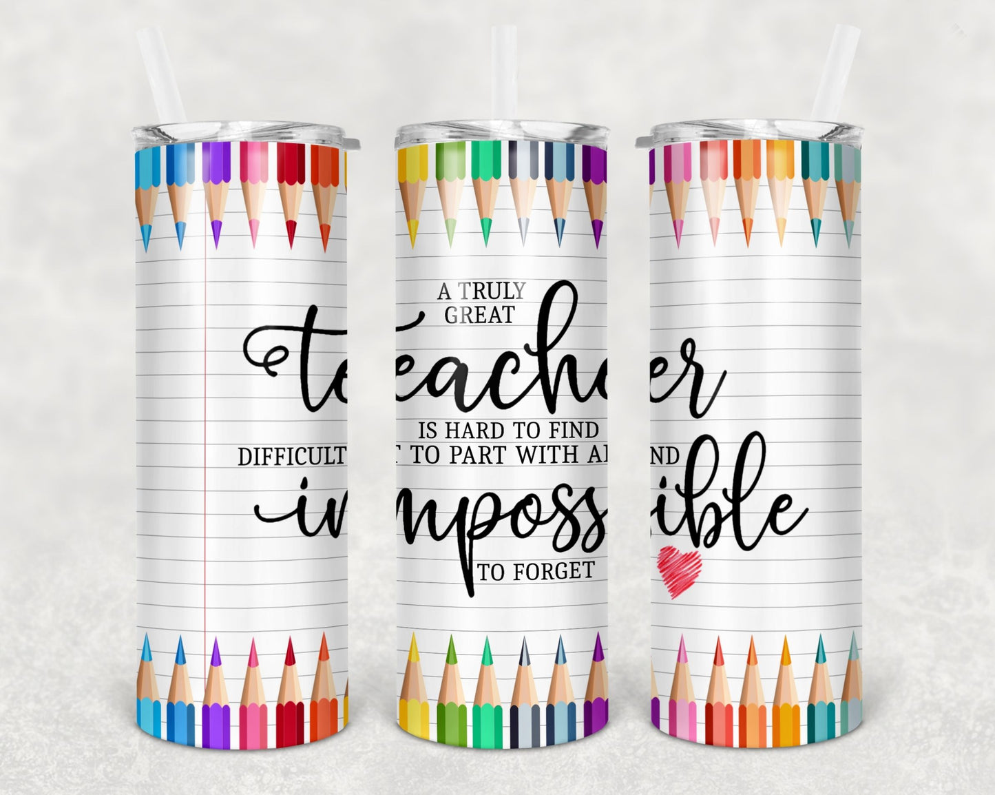 Teacher Drink Tumblers, 16 Designs