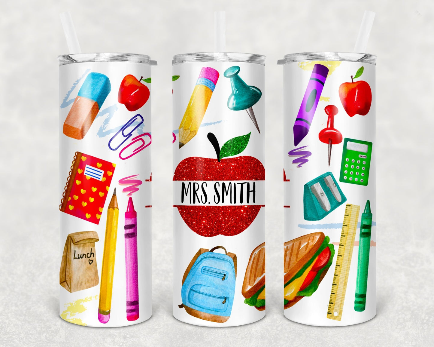 Teacher Drink Tumblers, 16 Designs