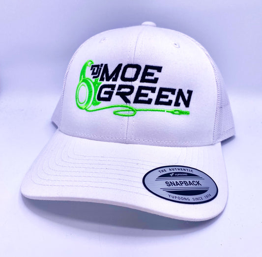 DJ Moe Green Round Bill Snapback Hat