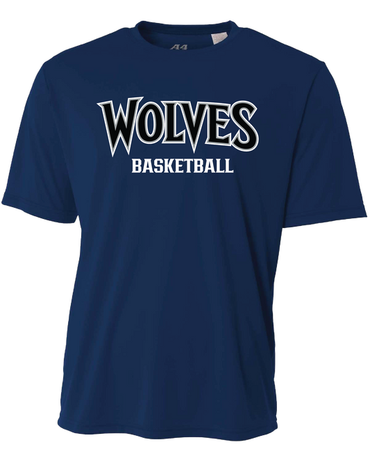 Wolves Basketball Dri Fit Short Sleve