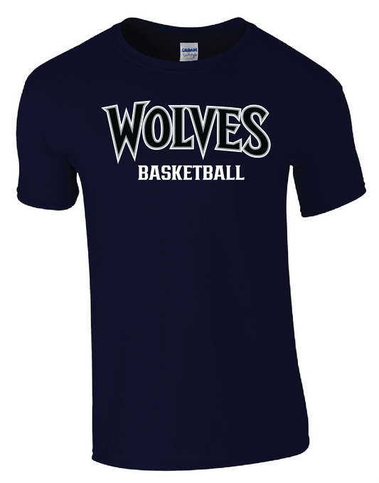 Wolves Basketball Soft Style Short Sleve