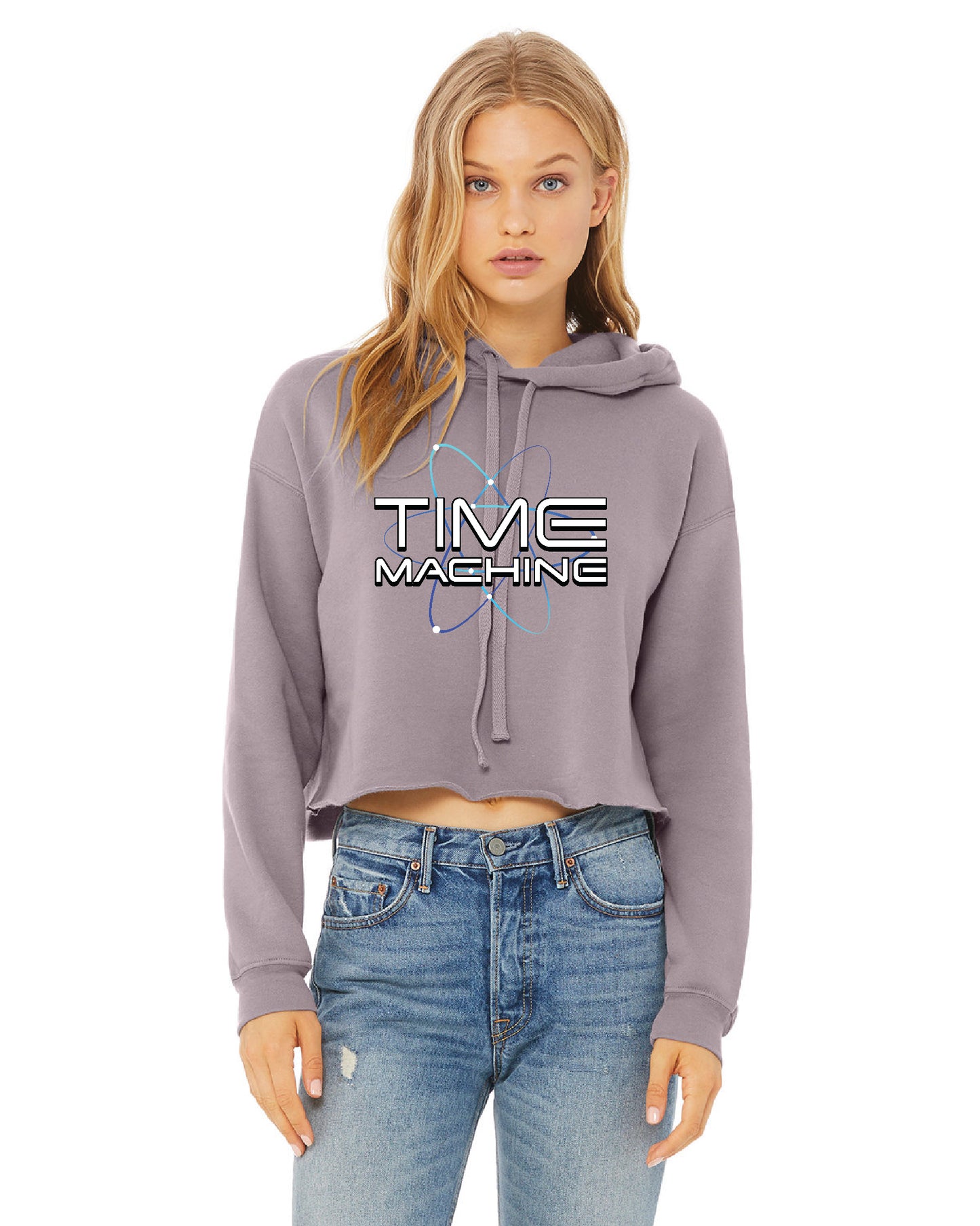 Time Machine Crop Top Hoodie