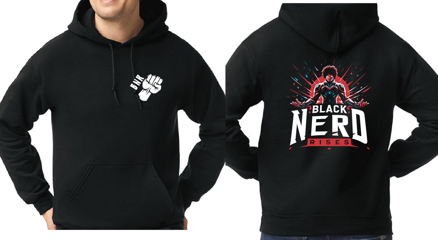 Black Nerd Rises Super Nerd Hoodie