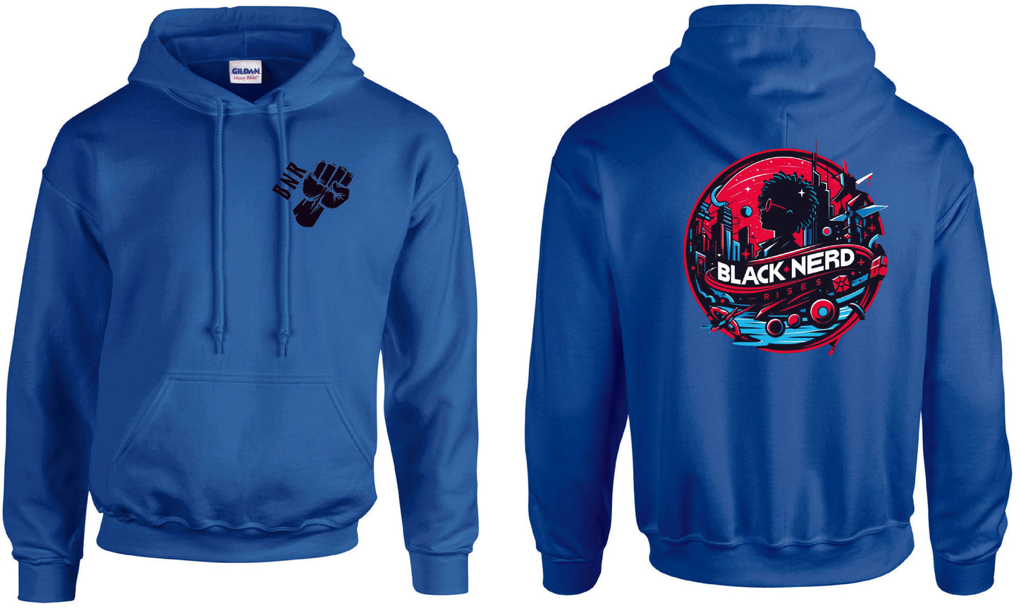 Black Nerd Rises Mars Bebop Hoodie