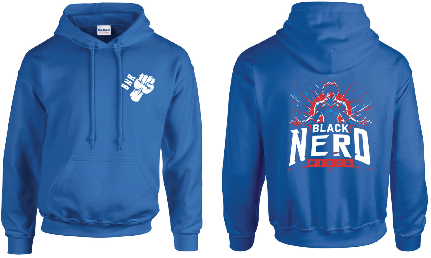 Black Nerd Rises Super Nerd Hoodie