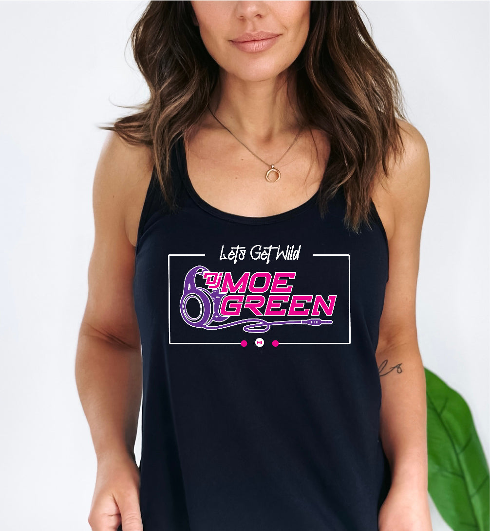 DJ Moe Green Racerback Tank Top - Pick Color and Style