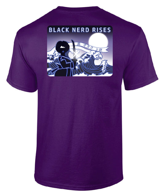 Black Nerd Waves On The Horizon T-Shirt