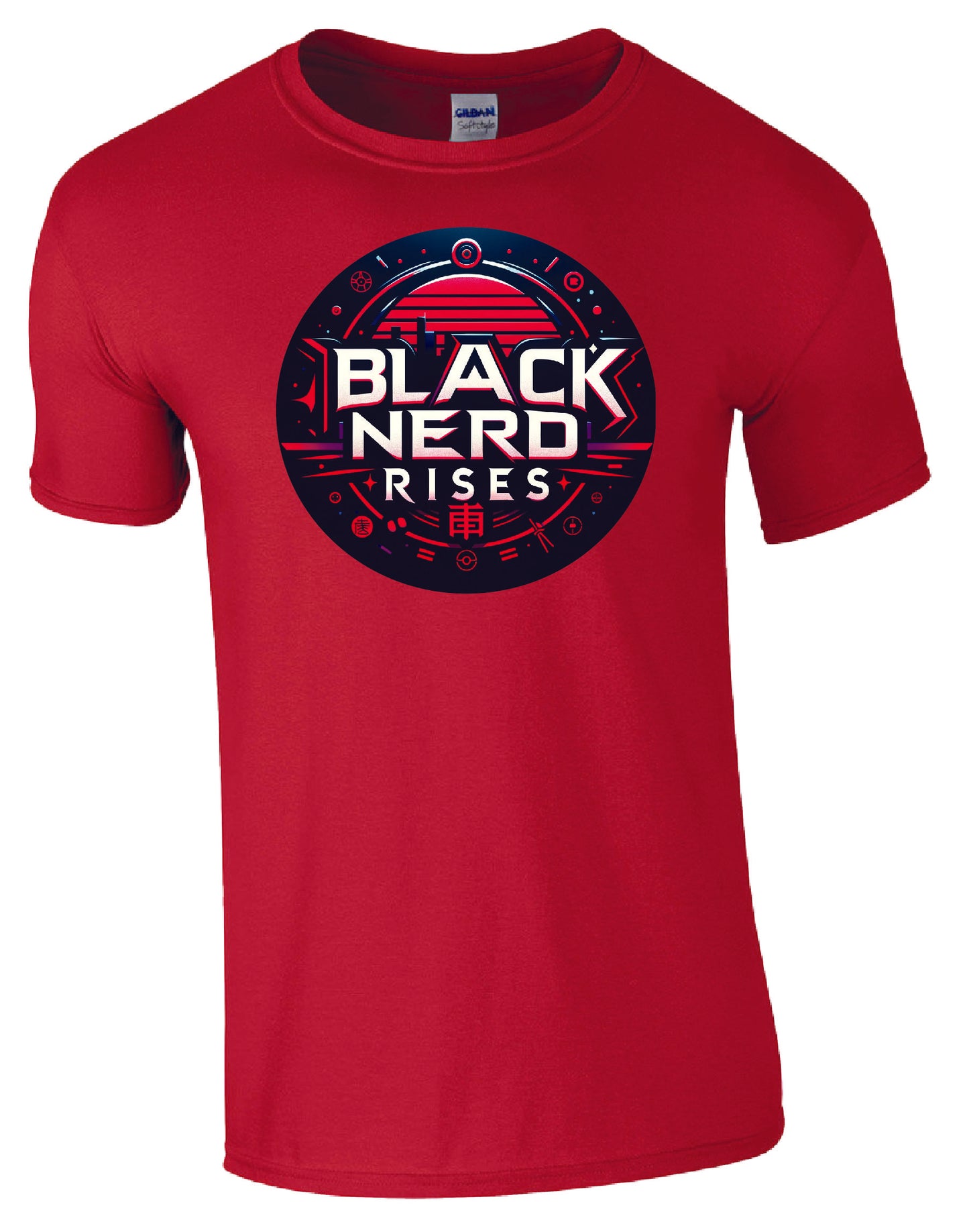 Black Nerd Rises Neon Nerd T-Shirt