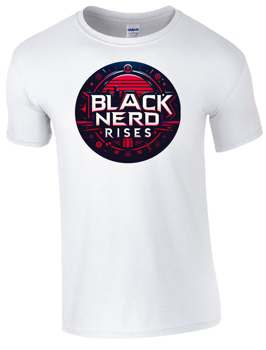 Black Nerd Rises Neon Nerd T-Shirt