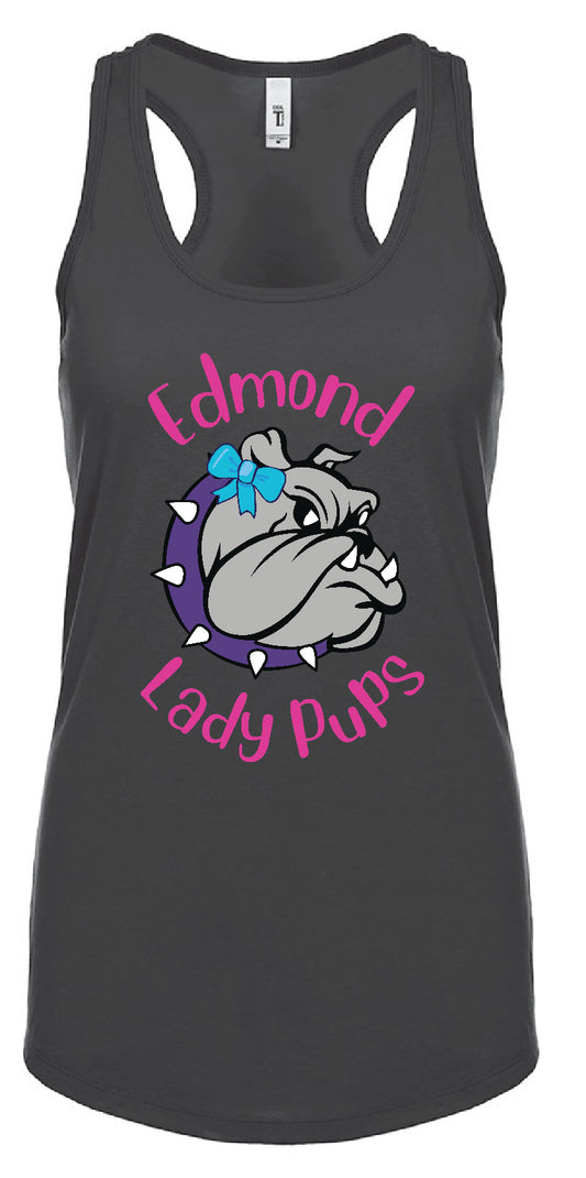 Edmond Lady Pups Racerback Tank